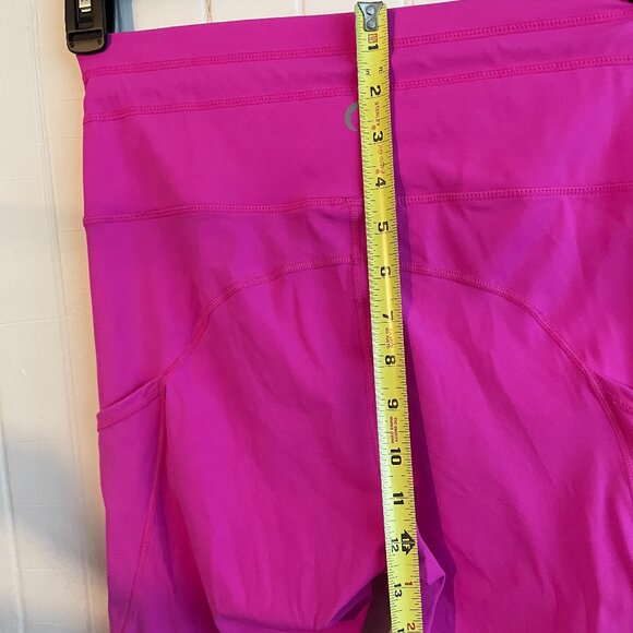 ZYIA ACTIVE 8-10 - Party Hot Pink Leggings / Joggers / High waist with Pockets - Picture 9 of 12